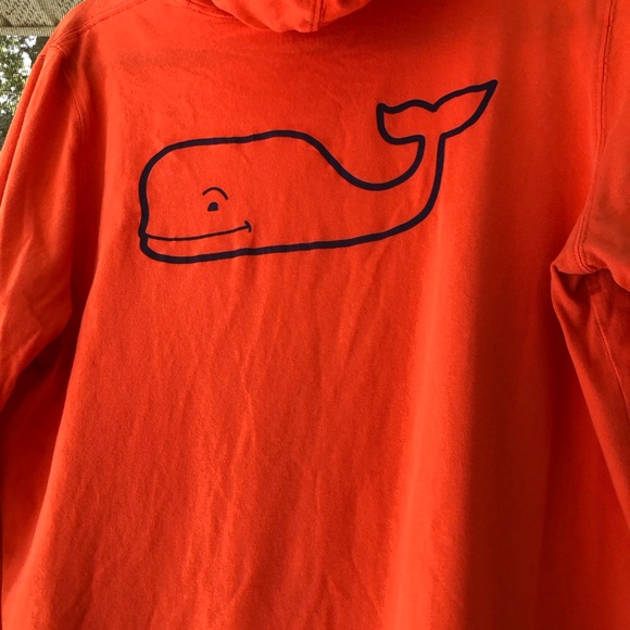 Vineyard Vines tshirt hoodie, coral hoodie, size medium - Picture 8 of 9